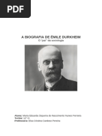 Biografia de Émile Durkheim