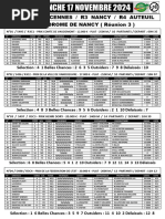 PLR Du Dimanche 17 Novembre 2024