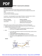 CH 7. Control and Coordination