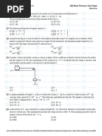 JEE Main 2024 (01 Feb Shift 1) Previous Year Paper With Answer Keys - MathonGo