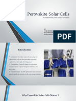 Perovskite Solar Cells