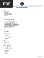 Mathematical Tools, Units, Dimensions and Errors - Solutions