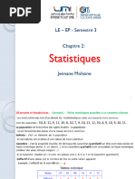 Chapitre 2 Statistiques