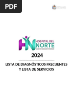 Lista de Diagnosticos y Servicios Hdn24