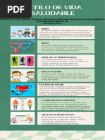 Infografia de Estilos de Vida Saludable