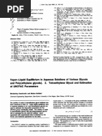 Vapor Liquid Equilibrium in Aqueous Solu