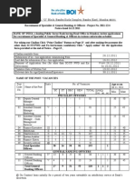 Notice Specialist Officers 16-12-2011