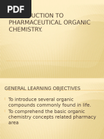 Session 1.INTRODUCTION TO PHARMACEUTICAL ORGANIC CHEMISTRY