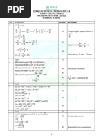 Mathematics - Paper 2 - Marking Scheme