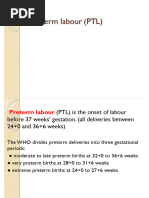 Preterm Labour (PTL) - 2slides