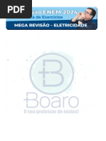 13 Intensivão Enem 2024 - Professor Boaro - Lista Exercícios - Mega Revisão - Eletricidade