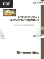 Material en PPT Curso Interpretacion, Argumentación y Redacción Jurídica Dr. Arturo Martínez