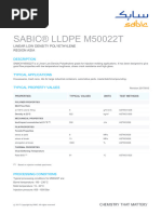 SABIC® LLDPE - M50022T - Asia - Technical - Data - Sheet