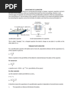 Capacitance of A Capacitor Ss3