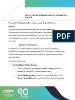 ACTIVIDAD DE CONSTRUCCION APLICADA (ACA), UNIDAD CURRICULAR (ASIGNATURA Informática y Convergencia