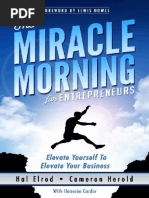 The Miracle Morning For Entrepreneurs Ele - Hal Elrod