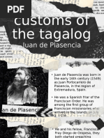 Customs of The Tagalog