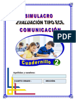 2 Simulacro Comunicacion 4to