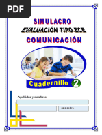 2 Simulacro Comunicacion 4to