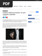 S7 - Saber Mas. Cadena Cliente-Proveedor - en Qué Consiste y Ejemplo