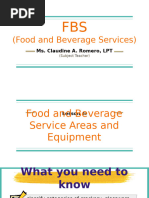 Food and Beverage Services L3