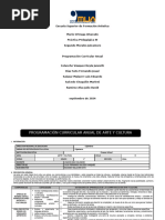 Programación Curricular Anual