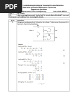 BEE101 Electrical Important Questions Solutions