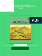 Instant Ebooks Textbook Policy Analysis in The Twenty First Century Complexity Conflict and Cases 1st Edition Beryl Radin Download All Chapters