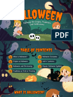 Green Illustrative Halloween Presentation