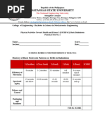 Badminton Students Performance Task No.1