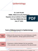 Day 11 Epidemiology 2