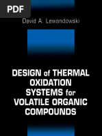 Design of Thermal Oxidation Systems For Volatile Organic Compounds by David A Lewandowski