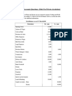 PFA Questions