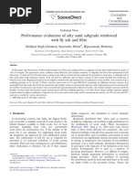 Performance Evaluation of Silty Sand Sub