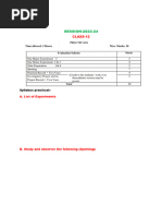 Pratical Biology CLASS 12 2023-24