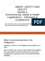 T-MEET 412 MEE Module 4 Environmental Safety Health Legalizations