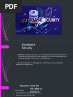 Database Security