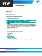 Hoja de Actividades Química VI Andrés Murillo