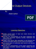 Input and Output Devices