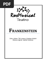 Libreto de Frankenstein El Musical