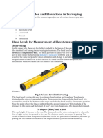 Measuring Angles and Elevations in Surveying