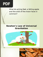 Newtons Law of Universal Gravitation