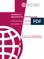 FIDIC RED BOOK Conditions of Subcontract For Construction by Mohammed