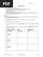 Build An Atom: Learning Objectives