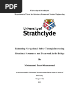 Enhancing Navigational Safety Through Increasing Situational Awareness and Teamwork in The Bridge by Mohammad Emad Gommosani