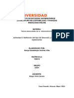 Actividad 4. Definición Del Tipo de Dirección y Controles A Implementar FINAL