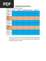 Distribucin Horaria Com 2023