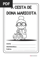 Atividades A Cesta de Dona Maricota