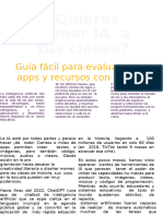 Guía Fácil para Evaluar Apps y Recursos Con IA