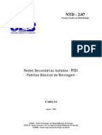 NTD - 02.07-CEB-Redes Secundárias Isoladas - RSI